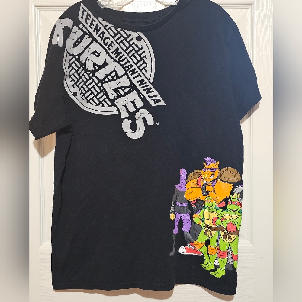 Unisex Teenage Mutant Ninja Turtles Black Graphic Tee